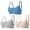 Multicolor-C, variant on 3PC Pack Women Push Up Bra Everyday Underwear Comfortable Lingerie Bralette with Support Anti-Sag-Size 80D/36D
