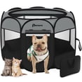 thumbnail image 1 of Corral para Mascotas Persure Interior y Exterior para Perro y Gato Gris Oscuro, 1 of 7