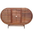 thumbnail image 3 of vidaXL 9 Piece Outdoor Dining Set with Cushions Solid Acacia Wood, 3 of 5