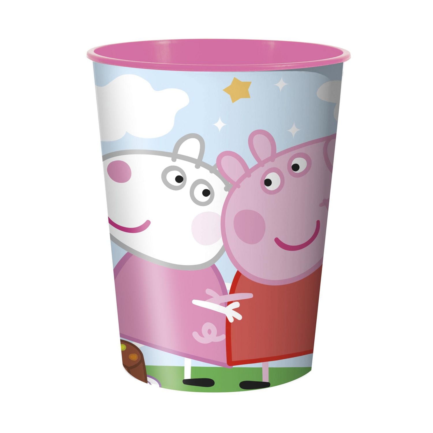 Gobelet de stade en plastique Peppa Pig 16 oz Le gobelet en plastique contient 16 oz