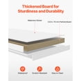 thumbnail image 4 of VEVOR Desktop Bookshelf White Desktop Storage Organizer 1-Tier for Office & Home, 4 of 9