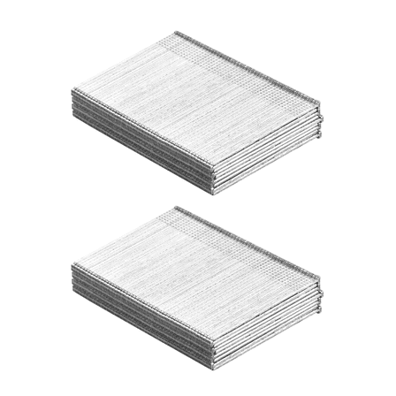 2 Packs MEITE 16 Gauge Finish Nails, 2 Inch Galvanized 16GA Finish Nails, Small Straight Finishing Nail, Ideal for Woodworking, Upholstery, and Framing Projects (1,000 Pcs/Pack)