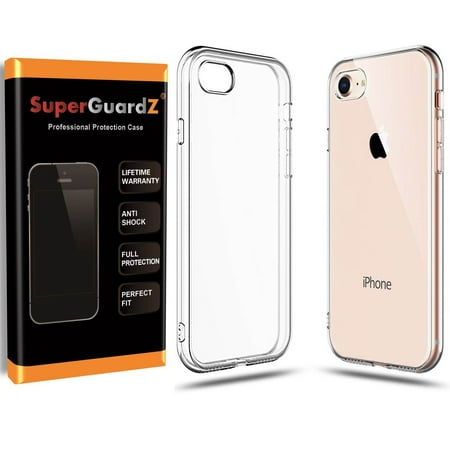For iPhone 8 / iPhone 7 Case, SuperGuardZ Slim Clear TPU Shockproof Protection Cover Armor
