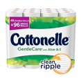 thumbnail image 1 of Cottonelle GentleCare Double Rolls Toilet Paper (Pack of 48 Rolls), Bath Tissue, Ultra Soft Toilet Paper Rolls with Clean Ripple Texture, Sewer and Septic Safe, 1 of 1