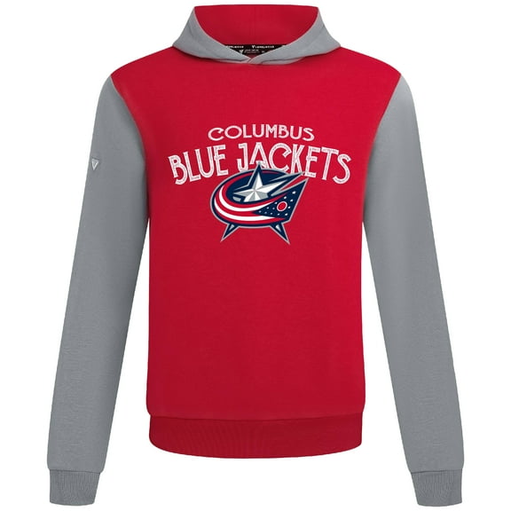 Men's Levelwear  Red/Gray Columbus Blue Jackets Ultimate Mission Pullover Hoodie