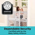 thumbnail image 6 of Toddleroo by North States 26"-42" Supergate Explorer Baby Safety Gate, Gray Plastic, 6 of 11