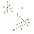 thumbnail image 3 of Accesorios de Luz Colgante, Lámpara de comedor de Hierro de Estilo Geométrico para El Comedor de Hierro Para El Hogar Para El Hotel para la Oficina, 3 of 7