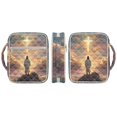 thumbnail image 2 of ZUXONGSY Jesus Cross Cloud Print Bible Case for Women Large Bible Holder Multifunctional Christian Tote Bag with Handle Handbag for Book Lover, 2 of 7