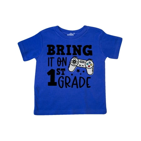 

Inktastic Bring it On 1st Grade Video Game Controller Gift Toddler Boy or Toddler Girl T-Shirt