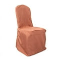 thumbnail image 2 of BalsaCircle 100 Terracotta Solid Polyester Banquet Chair Covers Slipcovers Party Linens, 2 of 8