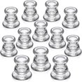 thumbnail image 1 of Candelabros YUANXCMXG 12 Candelabros Cónicos de Vidrio para Decoración de Bodas, 1 of 5