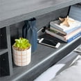 thumbnail image 5 of Pemberly Row Contemporary Full/Queen Headboard in a Denim Oak, 5 of 11
