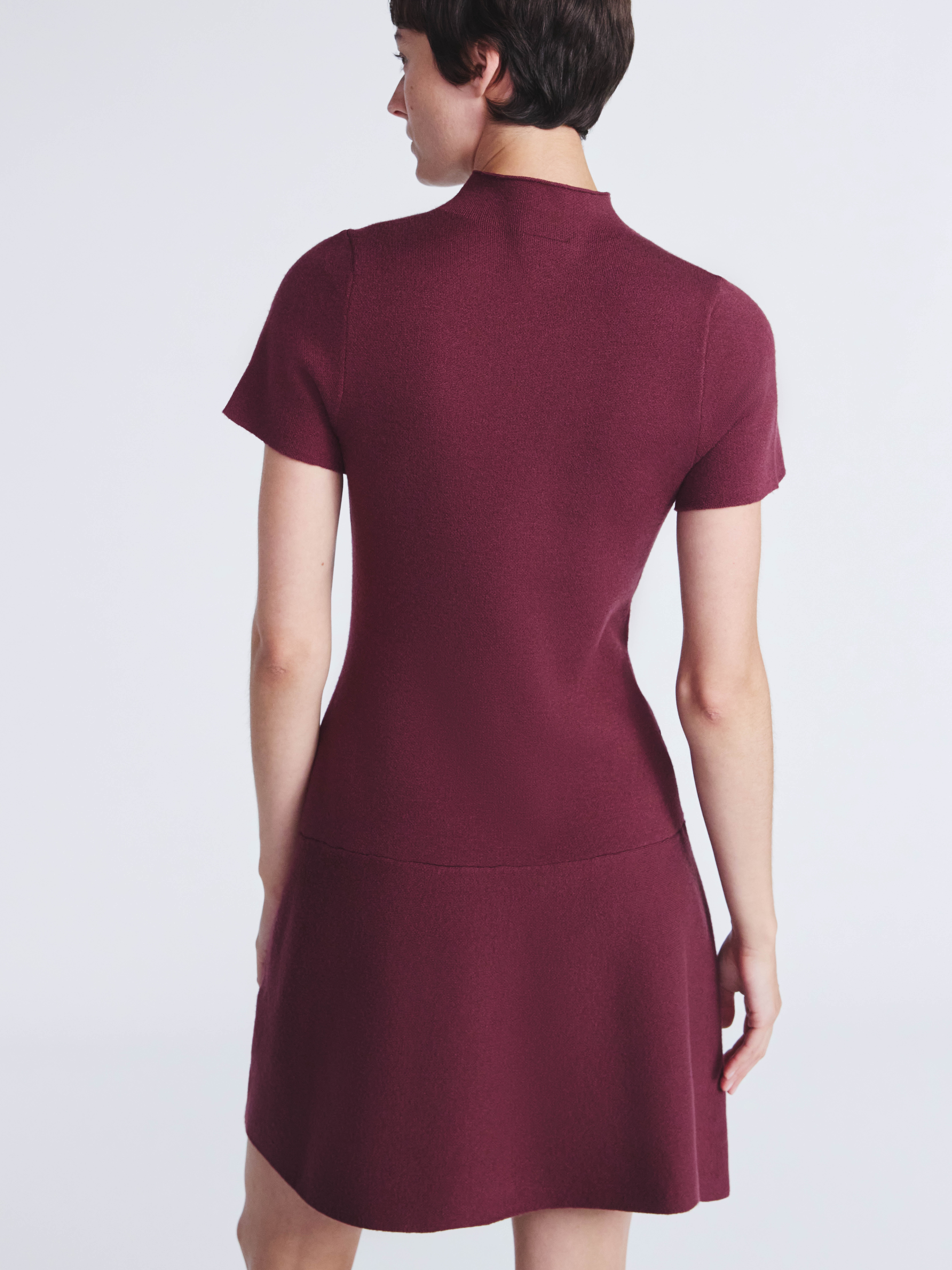 Scoop Women's and Women’s Plus Fit and Flare Jacquard Sweater Dress, Sizes XS-4X