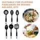 thumbnail image 4 of Juego de utensilios de cocina de nailon, 6 uds., incluye cuchara, espátula y cucharón, utensilio de cocina resistente al calor, accesorio para cocinar y servir, 4 of 5