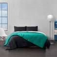 thumbnail image 5 of Reversible Brushed Microfiber Plush Down-Alt Comforter Set, 5 of 10