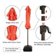 thumbnail image 6 of COBANA 7.5’ Patio Umbrella, Outdoor Table Market Umbrella for Garden, Orange, 6 of 7