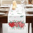 thumbnail image 3 of Table Runners 108 Inches Long Dress Scarves, Valentine's Day Farmhouse Coffee/Dining/Kitchen Table Runner for Living Room, Red Love Heart Eucalyptus Watercolor 13x108 Inch, 3 of 9
