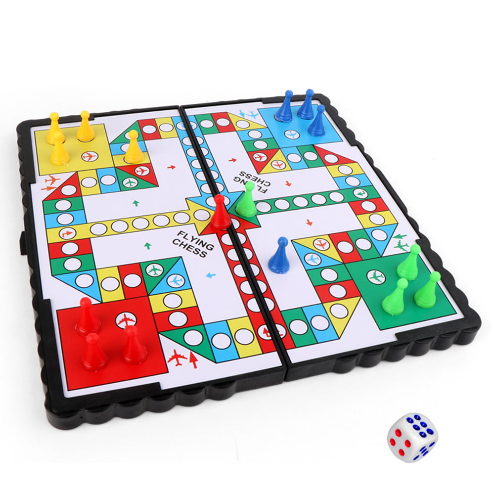 Ludo Game Magnetic kids Board game Classic traditional Adult toy birthday game 