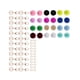 thumbnail image 1 of Toystoory 72 Uds. Llaveros Tousy, abalorio de conejo de peluche suave, llavero de piel sintética multicolor para coche, accesorios de Artesanía 6cm, 1 of 6