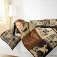 thumbnail image 3 of jejeloiu Farm Animal Horse Queen Comforter Set,Vintage Bull Skull Bedding Sets,Country Cowboys Boots Bedding Comforter Set For Men Women,Ultra Soft Home Decor Reversible,3pcs, 3 of 7