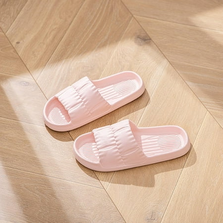 

Summer Sandals For Women 2024 Women Men Slippers Home Couple Shoes Indoor Outside Soft Soled Against Slip Abrasion Flower Slippers