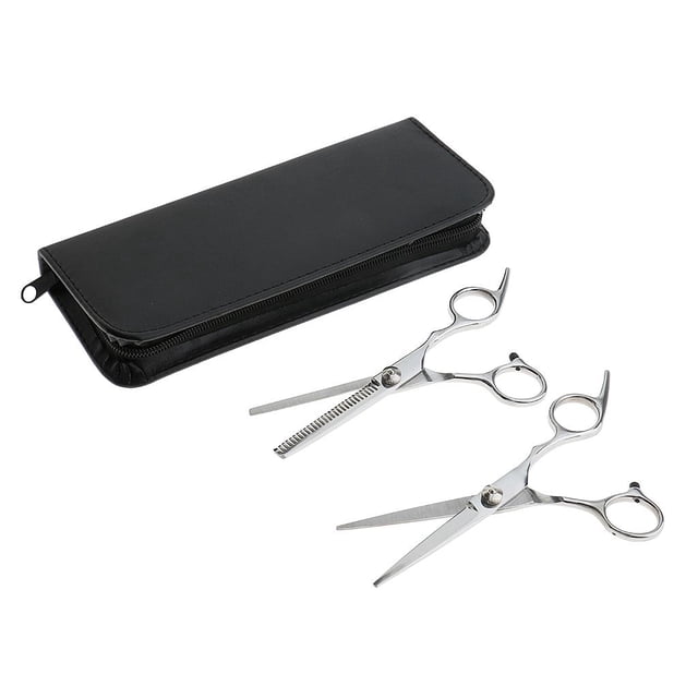 Tijeras para Cortar El Cabello de Plata de 6.0 / Tijeras Y de Adelgazamiento / Texturización para Peluqueros