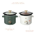 thumbnail image 4 of Beautiful 2-Pack 2qt Slow Cooker, Thyme Green, White Icing by Drew Barrymore, 4 of 15