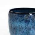 thumbnail image 2 of LuxenHome 12" Dia Large Ceramic Planter Pots for Plants, Teal Blue Glazed Round Planter with Drainage, 2 of 8