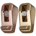 thumbnail image 1 of Miangastore 2Pack Wrapping Tape Dispenser Plastic Gold Family Activities Compact Design, 1 of 8