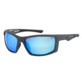 thumbnail image 1 of Caterpillar Men's CTS-8015 Polarized Wrap Sunglasses, Rubberized Matte Grey, 62 mm, 1 of 4
