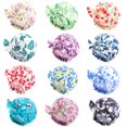 thumbnail image 3 of Set 0f 3 Waterproof Shower Cap For Kids, Girl Bath Hat Of Cute Pattern Washable Reusable Shower Caps -cute Shower Cap Forhome Use, Hotel (blue), 3 of 5