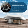 thumbnail image 4 of Power Vent Attic Fan Motor Replacement for Lomanco F0510B2705, 35000 Models, 4 of 4