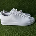 thumbnail image 1 of Ad-id-as Advantage Base Sneakers White Green Casual Shoes GW2063 Mens Size 11, 1 of 6