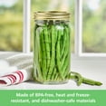 thumbnail image 4 of (2 pack) Mainstays 32 oz Mason Jars, Wide Mouth Quart Canning Jars with Lids and Rings, 12-Pack Large Glass Jars for Home Canning and Fermenting, 4 of 13