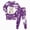 Y168-Purple, variant on CAUYDY Boys Girls Halloween Pajamas Ghost Graphic Long Sleeve Top Long Pants Pajama Sets Kids Funny Prints Pjs 2 Piece Boy Sleepwear,8Y