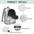 thumbnail image 4 of Stylish Paisley Pattern Backpack for School Boho, Durable College Bookbag with Laptop Sleeve, Practical Daypack with Many Pockets, Perfect Gift for Student Women Teens, 4 of 5