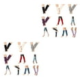 thumbnail image 4 of Qarigey 1 Pair Women Latin Dance Socks Color Cold Warm Leg Hosiery Yoga Jeans Sports Casual Warmer Solid Thermal Weather gris claro 2piezas Qarigey CBP049022, 4 of 4