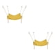 thumbnail image 2 of Hamaca Tumbona para Gatos Methold cómodo colgante amarillo 2Conjunto, 2 of 6