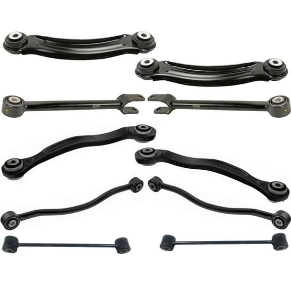 Rear Upper & Lower Forward Rearward Control Arms Links for Chrysler 300 05-2011