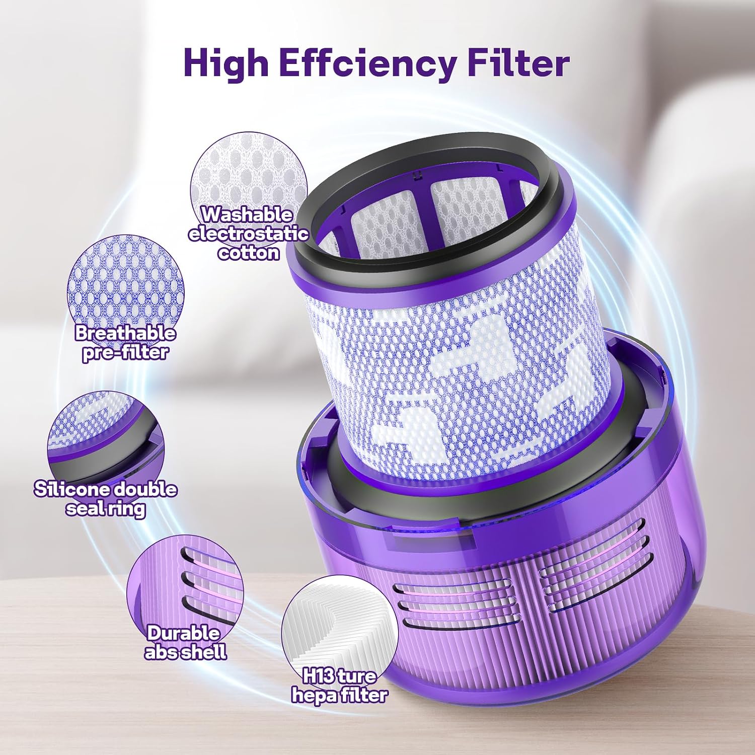 Aorsher Vacuum Cleaner Filters - Thumbnail 3