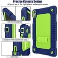thumbnail image 2 of for Lenovo Tab P11 2nd Gen Case 11.5" TB350FU / TB350XU 2023 Hybrid Shockproof Protective Case Hard Shell Built in Kickstand Shoulder Strap for 11.5 inch Lenovo Tab P11 Gen 2 (Navy+Green), 2 of 6