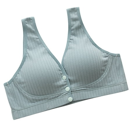 

REORIAFEE Women s Nursing Bra Breastfeeding Maternity Sleep Bralette Breastfeeding Nursing Pregnant Maternity Bra Breastfeeding Underwear Blue XXL