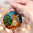 thumbnail image 4 of Tiger Christmas Ornaments, Tiger Ornament, Tiger Christmas Décor, Tiger Xmas Decorations 57T4No, 4 of 5