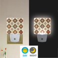 thumbnail image 2 of Yayeee LED Plug in Night Light for The Home with Auto Dusk to Dawn Light Sensors, 2 Pack, Geometric Designs, 2 of 6