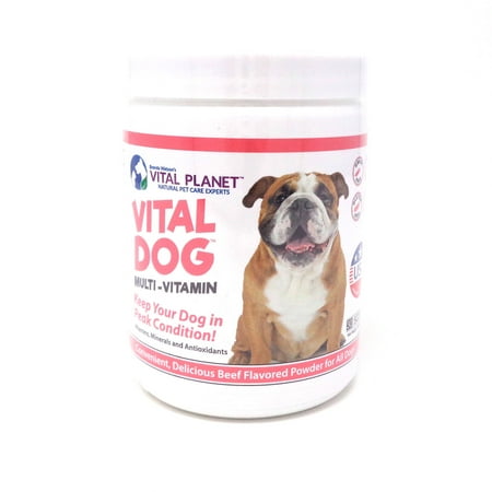 UPC: 0850964006200 | Vital Dog Daily Multi Powder by Vital Planet – 30 Servings