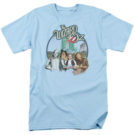 Wizard Of Oz We'Re Off To See Wizard Mens Short Sleeve Shirt