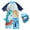 Light Blue, variant on Xudanell Floatie Swimsuit for Toddlers Boys Girls Floating Bathing Suit Baby Kids Float Learn to Swim Suit Floatation Beach Pool 1-6Y (Mint Green, 1-2 Years)