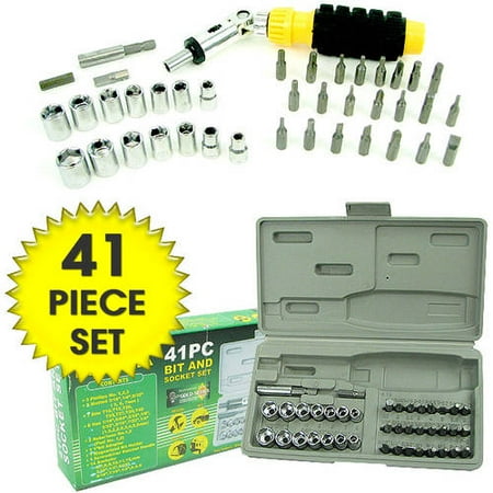 Stalwart 41-Piece Professional Screwdriver Bit and Socket Set