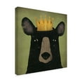thumbnail image 2 of Trademark Fine Art 'The Black Bear with Crown' Canvas Art by Ryan Fowler, 2 of 3