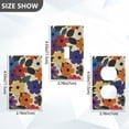 thumbnail image 7 of Yayeee Blank Wall Plate Cover 1-Gang 4.5"x2.7" Home Unused Decorative Outlet, Large Colorful Flowers Pattern, 7 of 7